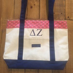 Delta Zeta Vineyard Vines Canvas Tote